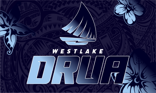 Westlake Drua Navy Blue HS Flag - 3' x 5'