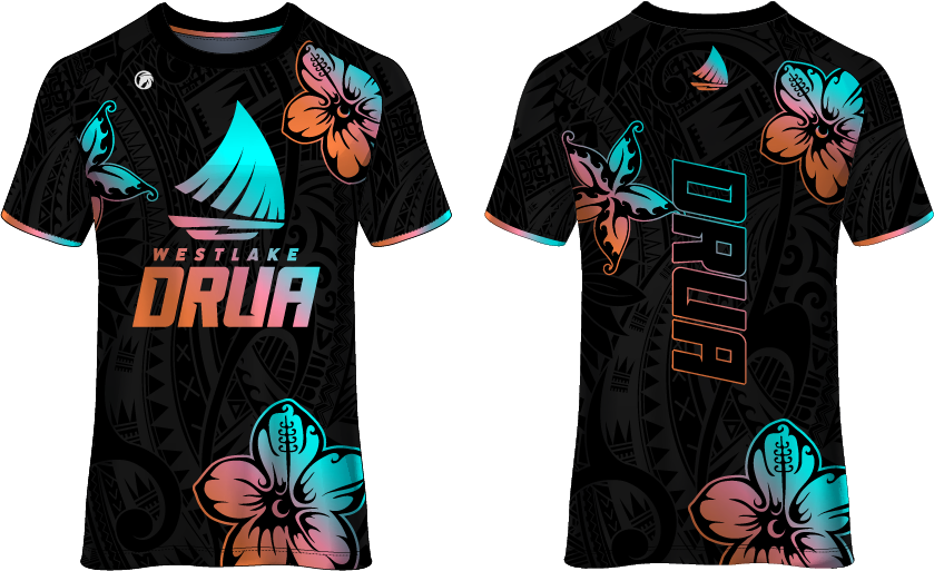 Westlake Drua Black Tropics Shirt