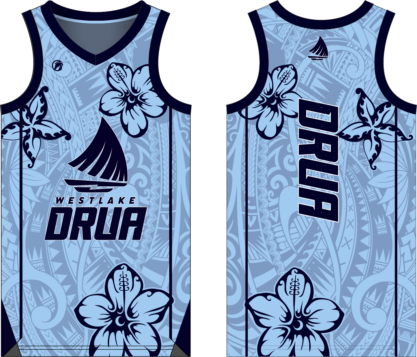 Westlake Drua Carolina Blue HS Jersey