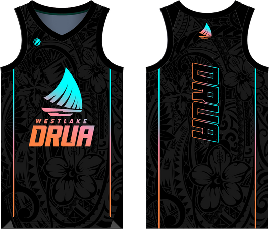 Westlake Drua Black Tropical Jersey